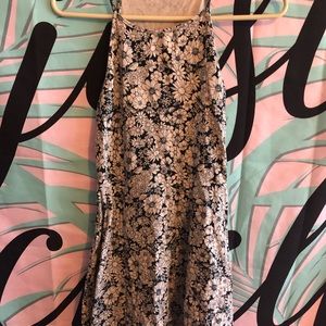 floral halter dress